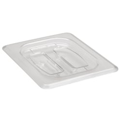 Cambro Camwear GN 1/8 Handled Covers, Clear, Set Of 6 Covers
