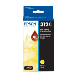 Epson® 312XL Claria® Yellow High-Yield Ink Cartridge,T312XL420-S