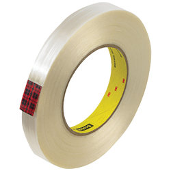 Scotch® 890MSR Strapping Tape, 3" Core, 0.75" x 60 Yd., Clear, Case Of 12
