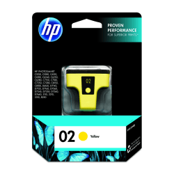HP 02 Yellow Ink Cartridge, C8773WN