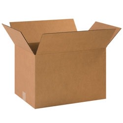 Partners Brand Corrugated Boxes, 18 1/2" x 12 1/2" x 12", Kraft, Pack Of 20