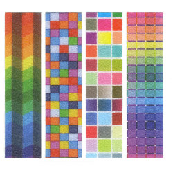The Pencil Grip Zen Strips Mega Packs, Sand Brights Set 4, 40 Strips