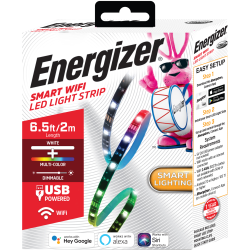 Energizer® Smart Wi-Fi Multicolor And Single-White LED Light Strip