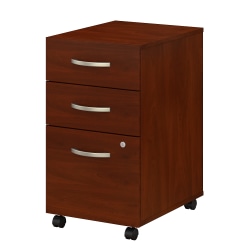 Bush Business Furniture Studio C 20-1/6"D Vertical 3-Drawer Mobile File Cabinet, Hansen Cherry, Delivery