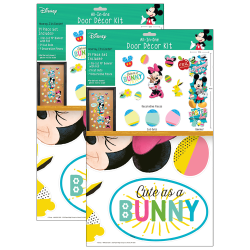 Eureka® School Mickey Mouse® All-In-One 34-PieceDoor Décor Kit, Easter, Pack Of 2 Sets