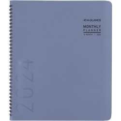 2024-2025 AT-A-GLANCE® Contemporary 15-Month Monthly Planner, 9" x 11", Slate Blue, January 2024 To March 2025, 70250X20