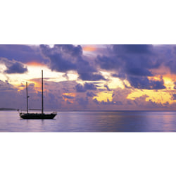Biggies Wall Mural, 60" x 120", Sunset Sail