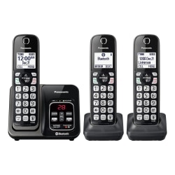 Panasonic® Cordless Telephone Handsets, KX-TGD663M, Pack Of 3 Handsets