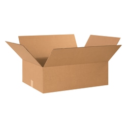 Partners Brand Corrugated Boxes, 24" x 18" x 8", Kraft, Pack Of 20