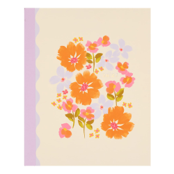 Organized by Happy Planner 12-Month Monthly/Weekly Classic Book Bound Soft Planner, 7-3/4" x 9-3/4", Sunshine Blooms Bouquet, July-June, Total Qty 1