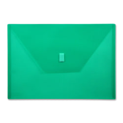 Lion VELCRO®-Closure Poly Envelope, 13" x 9 3/8", Green