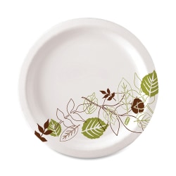 DIXIE® 6 7/8IN MEDIUM-WEIGHT PAPER PLATES BY GP PRO (GEORGIA-PACIFIC), PATHWAYS®, PACK of 125 PLATES