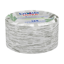 Dixie® Ultra® Paper Plates, 8 1/2" Diameter, Pathways® Design, Pack Of 125