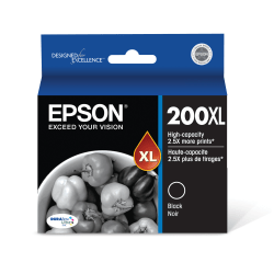 Epson® 200XL DuraBrite® Ultra High-Yield Black Ink Cartridge T200XL120-S