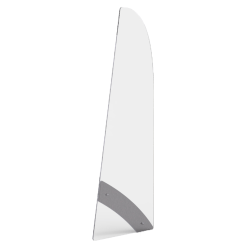 Rosseto Serving Solutions Connectable Buffet Sneeze Guard, 12-3/4" x 32-1/2", Clear