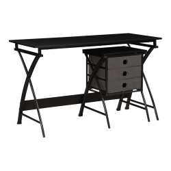 Office Star Olympic 48"W Computer Desk, Black