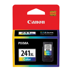 Canon® CL-241XL ChromaLife 100 High-Yield Tri-Color Ink Cartridge, 5208B001