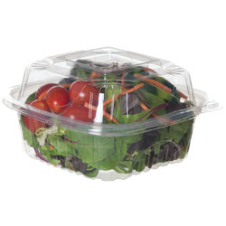 Eco-Products EP-LC6 6" x 6" x 3" Plastic Clear Clamshell