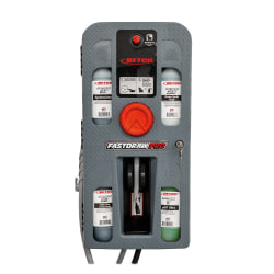 Betco Fast-Draw 4-Product Chemical Management Dispenser, 10"H x 9"W x 11"D, Gray