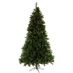 Fraser Hill Farm 6.5' Artificial Canyon Pine Christmas Tree With Clear LED Lights