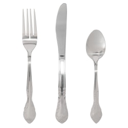 Gibson Everyday Fairmont 3-Piece Stainless Steel Flatware Set, Silver