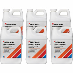 SKILCRAFT Heavy-Duty Glass Cleaner - For Window, Mirror, Chrome, Glass - Concentrate - Liquid - 64 fl oz (2 quart) - 6909999