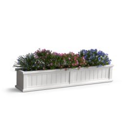 Mayne Cape Cod Window Box Planter, 5', White