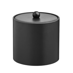 Erwyn Products Core Ice Buckets, 2-Quart, Designer Black, Pack Of 12 Buckets