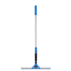 Gritt Commercial Swivel Window Squeegee With Quick Release, 20" x 14", Black/Blue