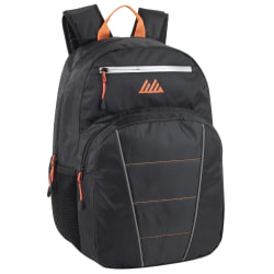 Summit Ridge Backpack With 17" Laptop Pocket, Black