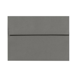 LUX Invitation Envelopes, A9, Peel & Press Closure, Smoke Gray, Pack Of 50