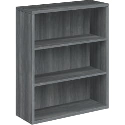 HON® 10500 44"H 3-Shelf Bookcase, Sterling Ash