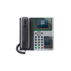 Poly Edge E450 IP Phone, Corded/Cordless, Midnight Blue