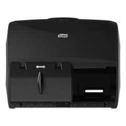 Tork® Twin Bath Tissue Roll Dispenser for OptiCore®, 11.06 x 7.18 x 8.81, Black