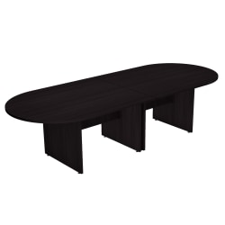IVA ProSeries Race Track Oval Conference Table, 120" W x 47" D x 29-1/2" H, Espresso