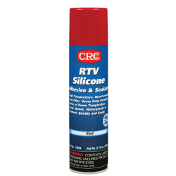 CRC RTV Silicone Adhesive/Sealants, 8 Oz Tube, Red, Pack Of 12 Tubes
