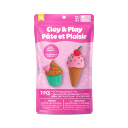 Little Yellow Bicycle Sweets Clay & Play Kit, 5-1/2" x 9", Total Qty 1