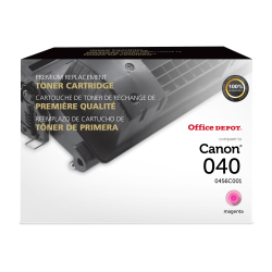 Office Depot® Remanufactured Magenta Toner Cartridge Replacement For Canon 040, OD040M
