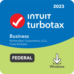 Intuit TurboTax Business Federal Only + E-File, 2023, 1-Year Subscription, Windows®/Mac Compatible, ESD