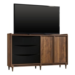 Sauder® Harvey Park Entertainment Credenza For 55" Televisions, Grand Walnut
