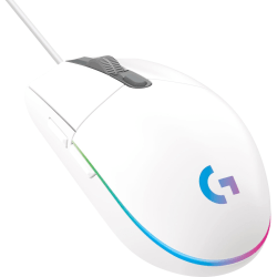 Logitech® G203 LIGHTSYNC Wired Gaming Mouse, White, 910-005791
