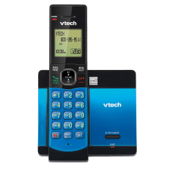 VTech© CS5119-15 Blue DECT 6.0 Cordless Phone with Caller ID/Call Waiting