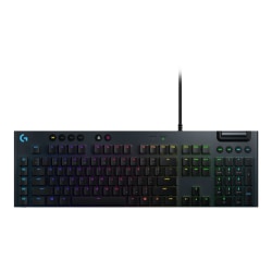 Logitech® G815 LIGHTSYNC RGB Mechanical Gaming Keyboard With Low-Profile GL Clicky Key Switch