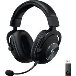 Logitech PRO X Wireless Lightspeed Gaming Headset - Stereo - Wireless - 49.2 ft - 32 Ohm - 20 Hz to 20 kHz - 981000906