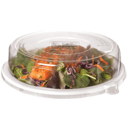 ECO WorldView Round Lids, Fits 9" Plates, 100% Recycled, Case Of 300 Lids