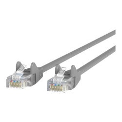 Belkin - Patch cable - RJ-45 (M) to RJ-45 (M) - 6.6 ft - UTP - CAT 5e - molded, snagless - gray