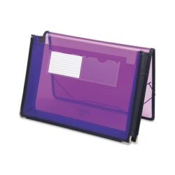 Smead® Poly Wallet, 2 1/4" Expansion, Letter Size, Purple