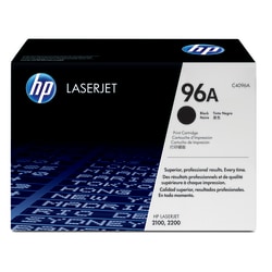 HP 96A Black Toner Cartridge, C4096A