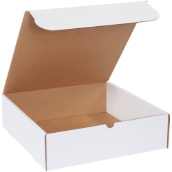 Partners Brand White Literature Mailers, 14" x 14" x 4" Pack Of 50