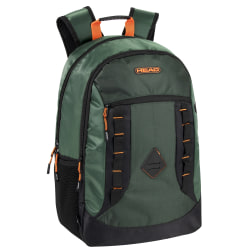 HEAD Utility Double Section Backpack With 17" Laptop Pocket, Green